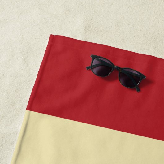 POP's Chock'lit Shoppe Redロゴ ビーチタオル (インサイチュ)