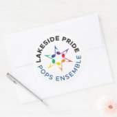 Pops Ensemble Sticker (Circle Logo) ラウンドシール (封筒)