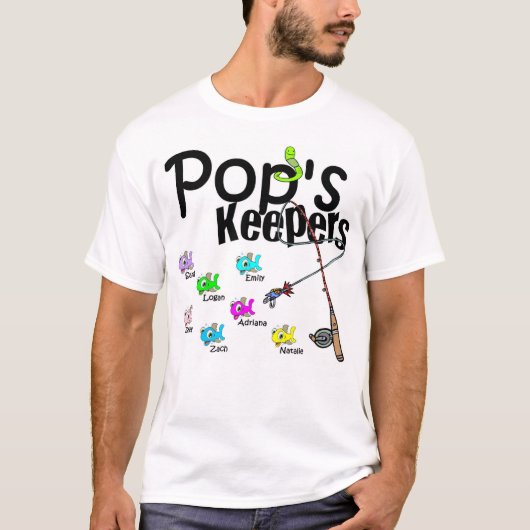 Pop's KeeperにFIRSTでメールを送信する Tシャツ (正面)