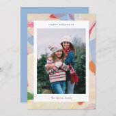 Pops of Painted Holiday Colors シーズンカード (正面/裏面)