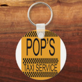 Pop's Taxi Service キーホルダー (正面)
