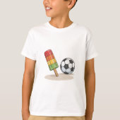 Popsicle and soccer ball tシャツ (正面)