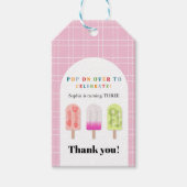 Popsicle Party ギフトタグ (正面)