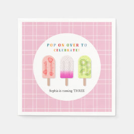 Popsicle Party スタンダードカクテルナプキン