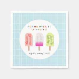 Popsicle Party スタンダードカクテルナプキン