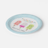 Popsicle Party ペーパープレート (アングル)