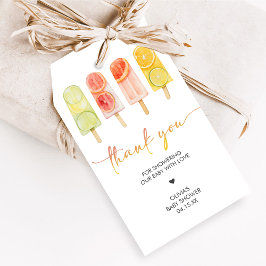 Popsicle Ready to Pop Baby Shower Favor Tags ギフトタグ