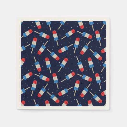 Popsicles At Night スタンダードカクテルナプキン (正面)
