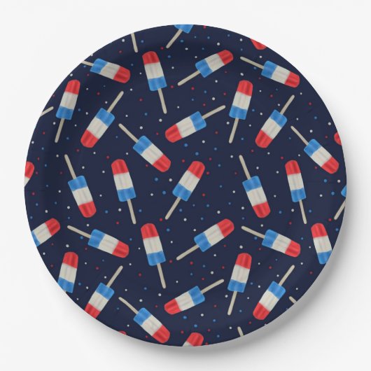 Popsicles At Night ペーパープレート (正面)