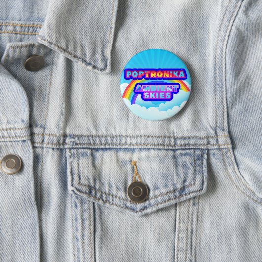 POPtRONiKA - AMBiENt SKIESロゴ 缶バッジ (インサイチュ)