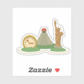 Poptropica時間絡みステッカー シール (シート)