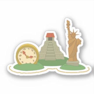 Poptropica時間絡みステッカー シール