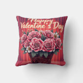 Popular Beautiful Luxury Floral Love Collection クッション (裏面)