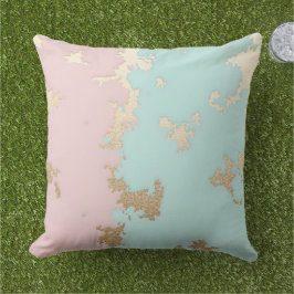 Popular Blush Pink Mint Gold Luxury Collection アウトドアクッション