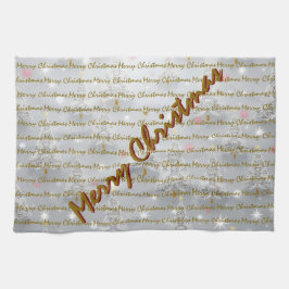 Popular Christmas Luxury Christmas Trees キッチンタオル