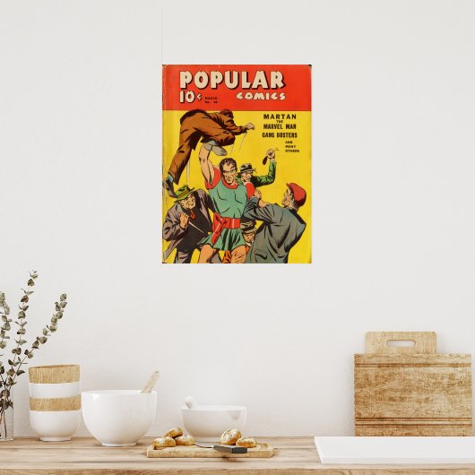 Popular Comics 049 JVJOnt ポスター (キッチン)
