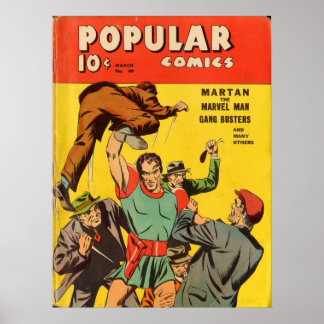 Popular Comics 049 JVJOnt ポスター