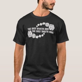 Popular Dungeons And Dragons Dice Giveth And Dice  Tシャツ
