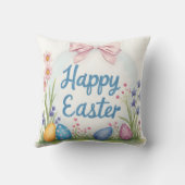 Popular Easter Eggs Beautiful Collection クッション (裏面)