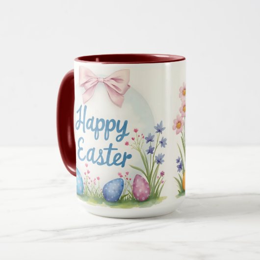 Popular Easter Eggs Beautiful Collection マグカップ (正面左)