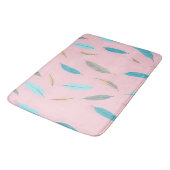 Popular Feathers Luxury Boho Collection バスマット (アングル)