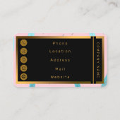 Popular Feathers Luxury Boho Collection 名刺 (裏面)