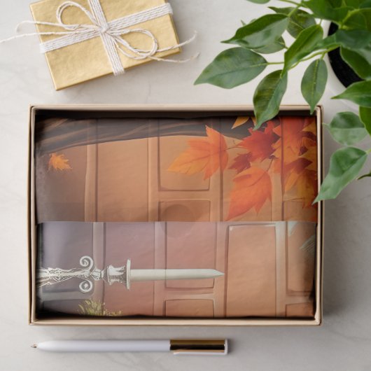 Popular Happy Thanksgiving Beautiful Fall 薄葉紙 (ギフト)