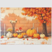 Popular Happy Thanksgiving Beautiful Fall 薄葉紙 (正面)