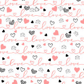 Popular Now Men’s Love Lettering Heart Tie ネクタイ