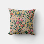 Popular pattern-birds, butterflies, bees... クッション (正面)