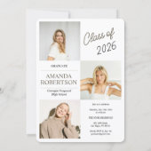 Popular Photo Graduation Invite 招待状 (裏面)