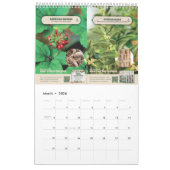Popular Plants & Herbs - Calendar 2026/2027 カレンダー (3月 2026)