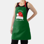 Popular Santa Christmas Cookie Baking Crew エプロン (インサイチュ)