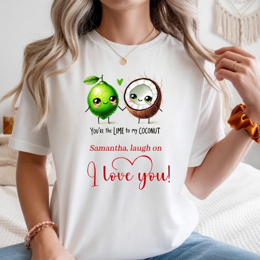 Popular Valentine Gift Funny Food Women Tee Tシャツ