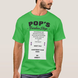 Popx27s理容師ショップ4 Tシャツ