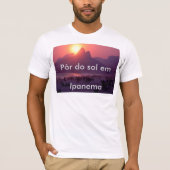 PôrはSOL em Ipanemaをします Tシャツ (正面)