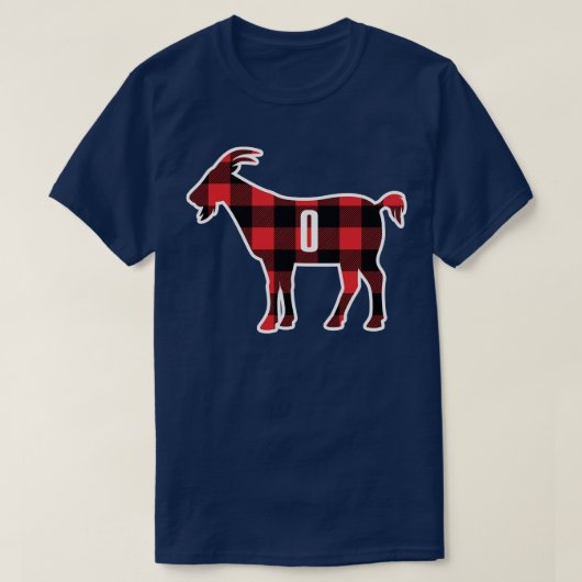 PORヤギ0プレイド Tシャツ (デザイン正面)