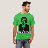 Por Favor retro Tシャツ (正面フル)
