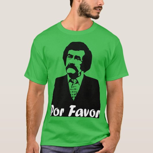 Por Favor retro Tシャツ (正面)