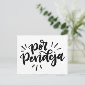 Por Pendeja、手書き ポストカード (スタンド正面)