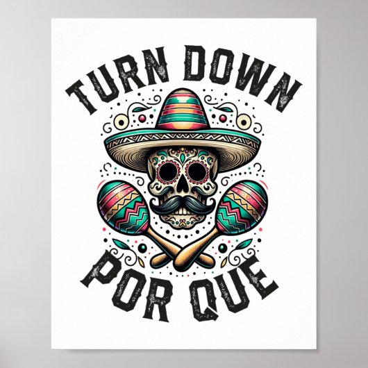 Por Que Cinco De Mayo Mexicanパーティー ポスター (正面)