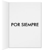 POR SIEMPRE -カード (内側 (右))
