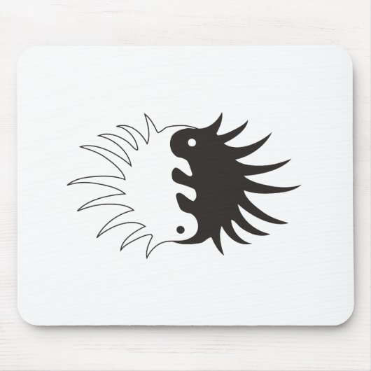 Porcヤン マウスパッド (正面)