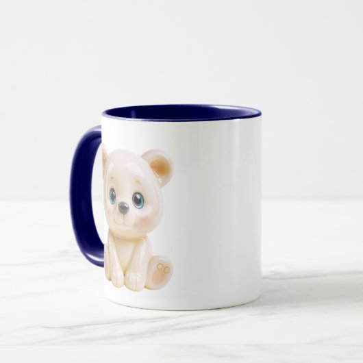 Porcelain Bear Charm マグカップ (正面左)