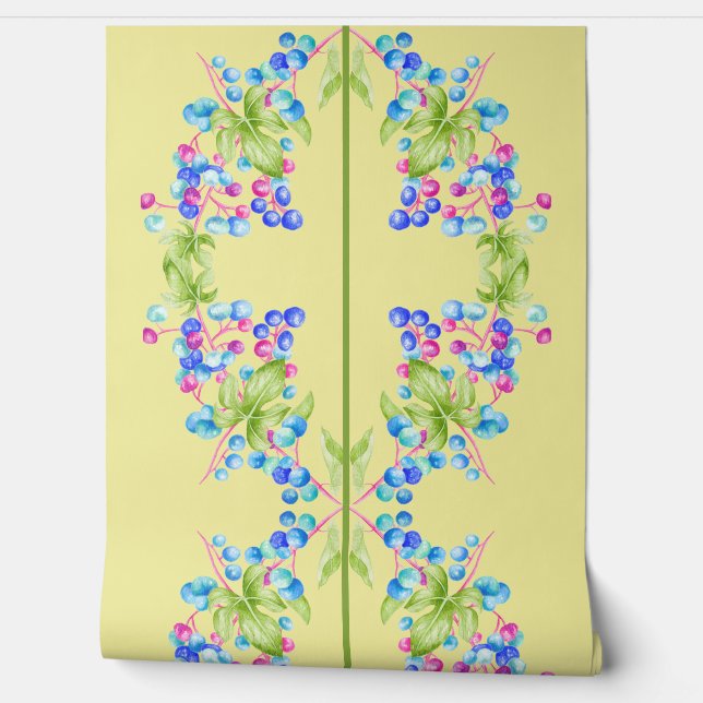 Porcelain Berries on a  壁紙 (ほどく)