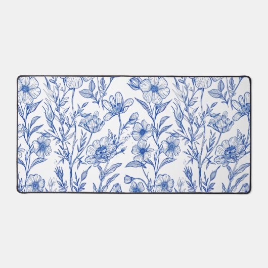 Porcelain Bloom デスクマット (正面)