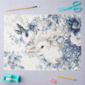 Porcelain Bunny Pair Tissue Paper 薄葉紙 (クラフト)
