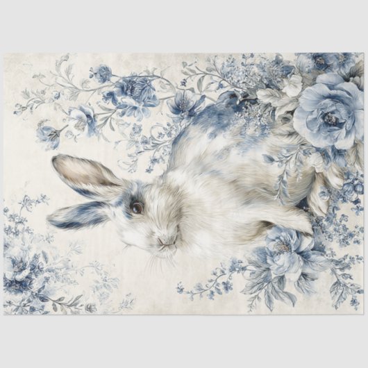 Porcelain Bunny Tissue Paper 薄葉紙 (正面)