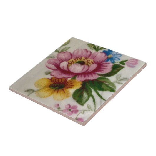 Porcelain Inspired Floral タイル (側面)