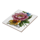 Porcelain Inspired Floral タイル (側面)